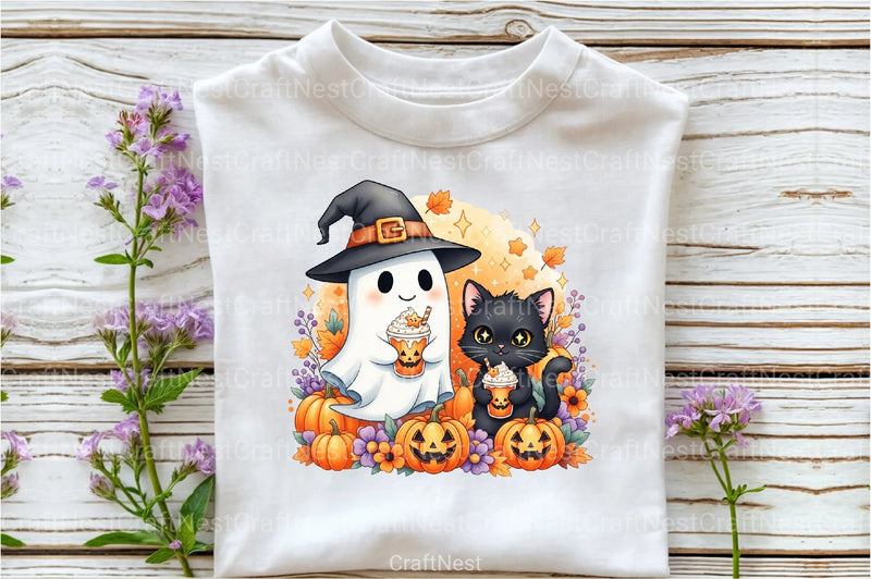 Kawaii Halloween Clipart Bundle 8 - CraftNest - Digital Crafting and Art