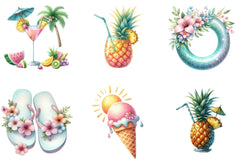 Summer Pool Day Clipart Bundle - CraftNest - Digital Crafting and Art