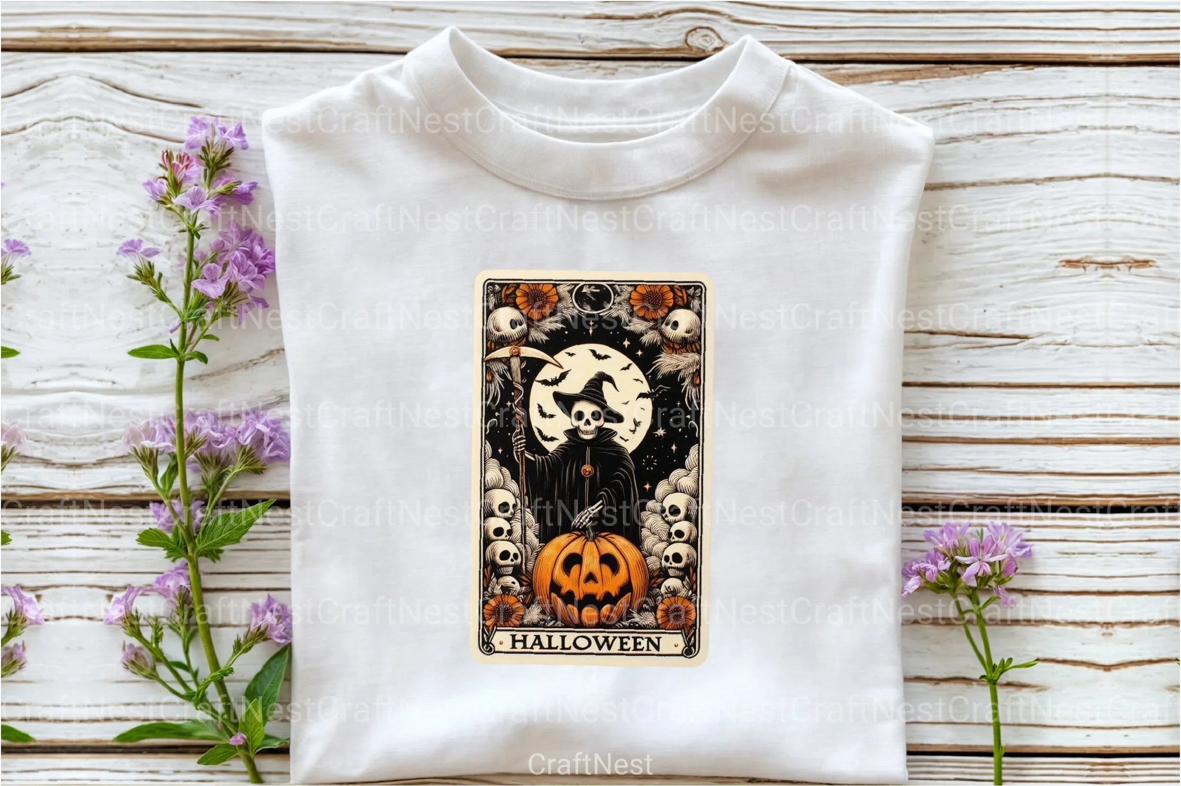 Halloween Tarot Card Clipart Bundle 33 - CraftNest - Digital Crafting and Art