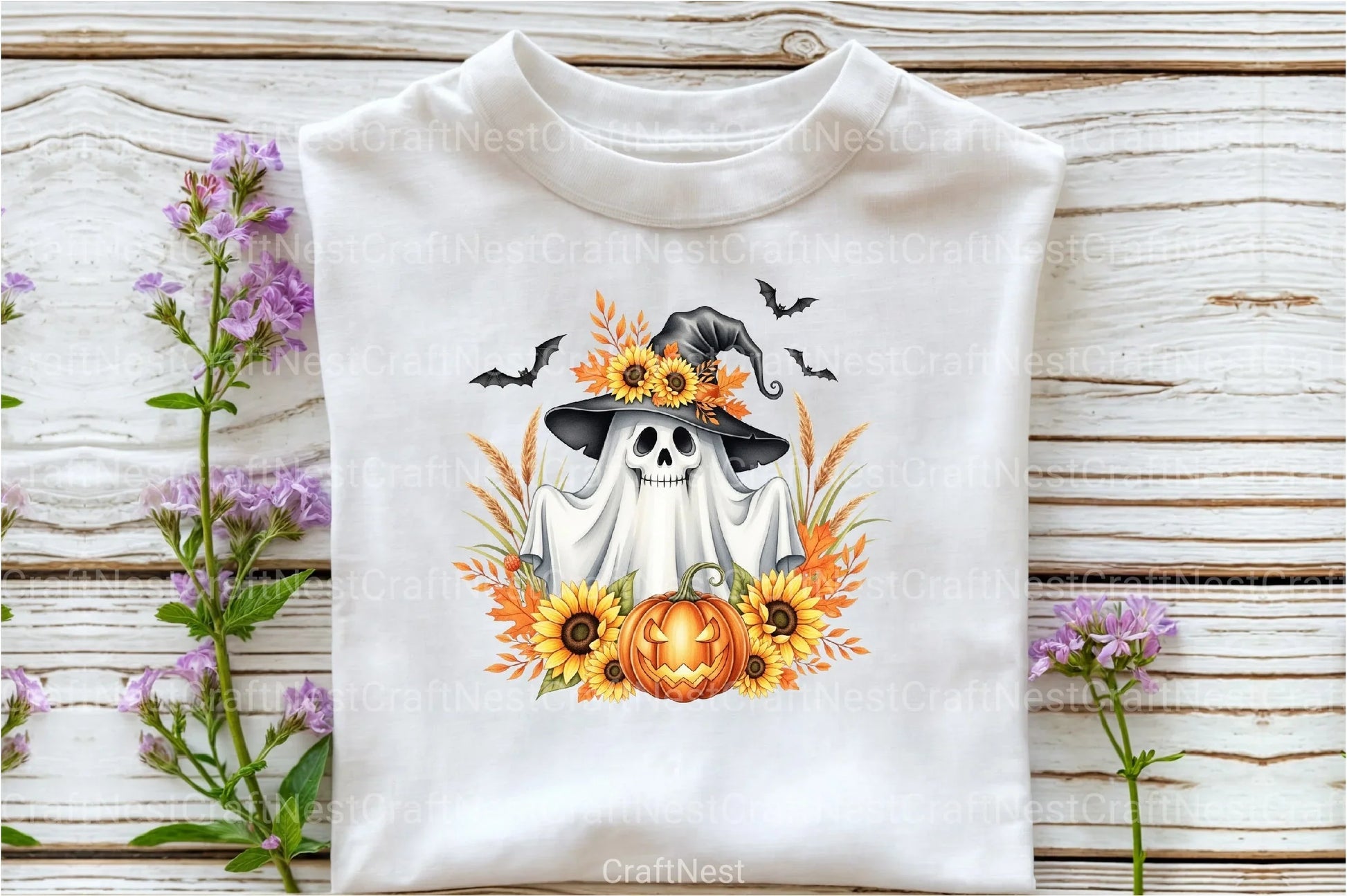 Funny Halloween Ghost Clipart Bundle 19 - CraftNest - Digital Crafting and Art