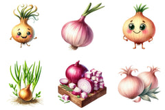 Onion Clipart Bundle - CraftNest - Digital Crafting and Art
