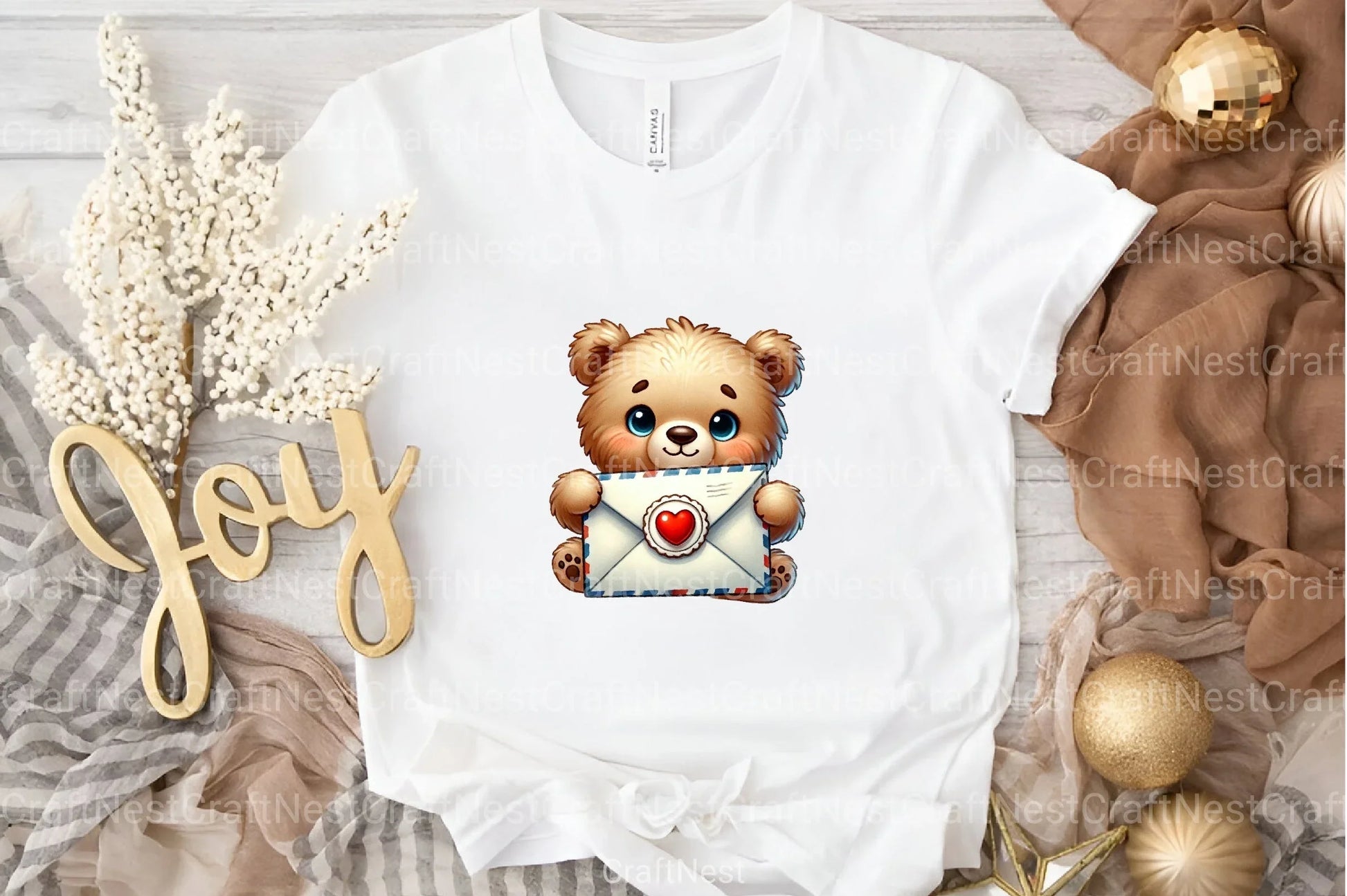 Valentine's Day Love Bear Clipart Bundle 88 - CraftNest - Digital Crafting and Art