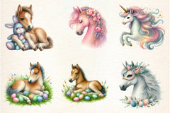 Easter Horse Clipart Bundle - CraftNest - Digital Crafting and Art
