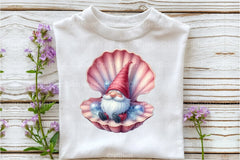 Seashell Gnome Clipart Bundle 5 - CraftNest - Digital Crafting and Art
