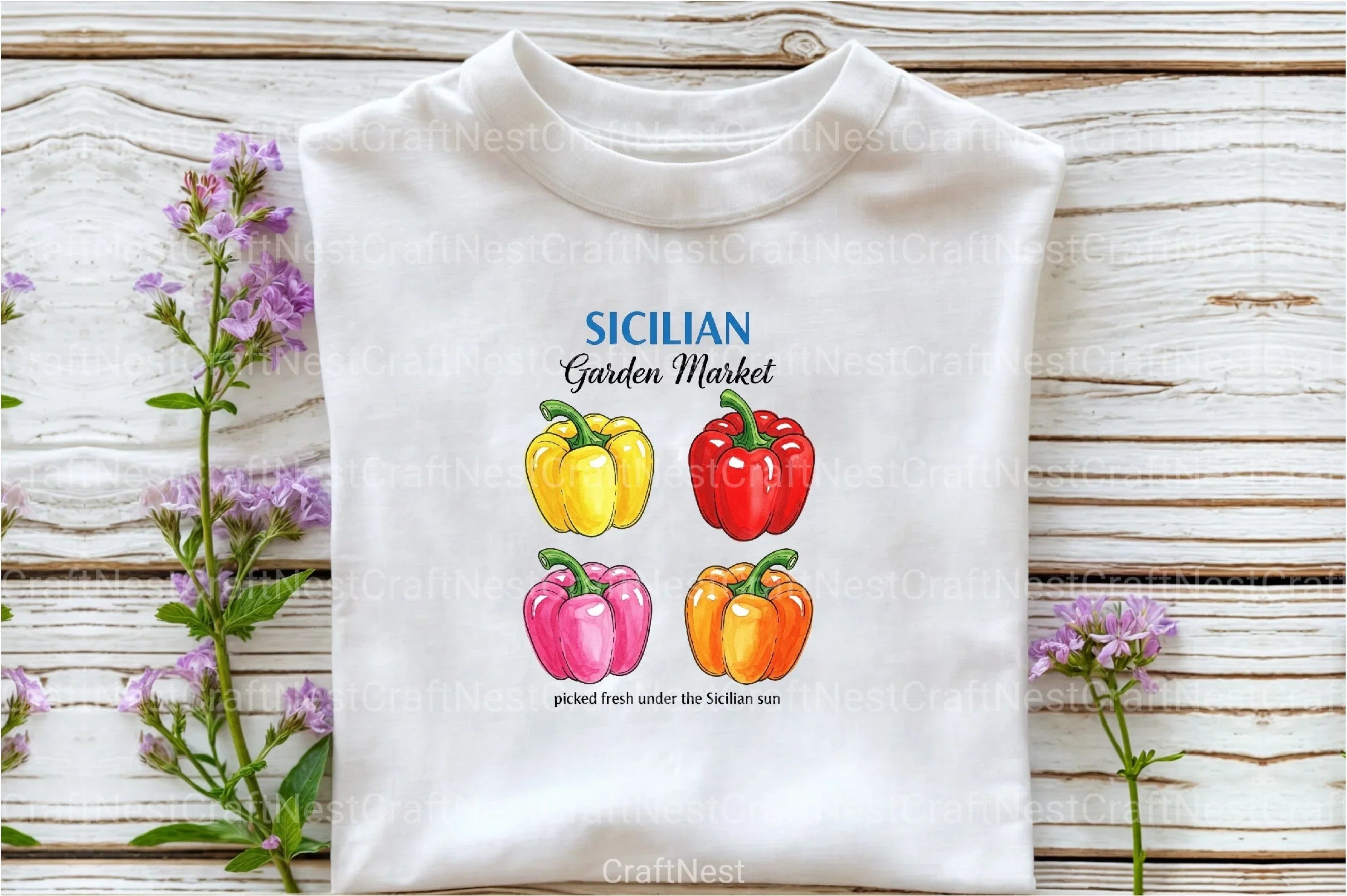 Farmers Market Pepper Hand Drawn Clipart Bundle - CraftNest - Digital Crafting and Art