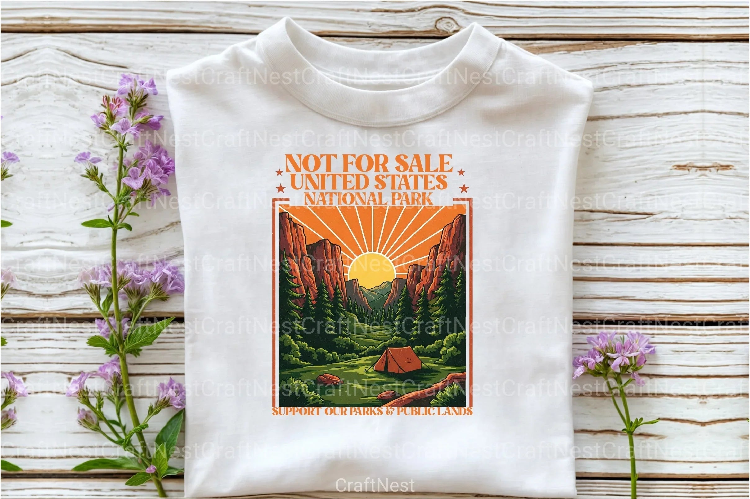 Support Our Parks & Public Lands Clipart Bundle - CraftNest - Digital Crafting and Art