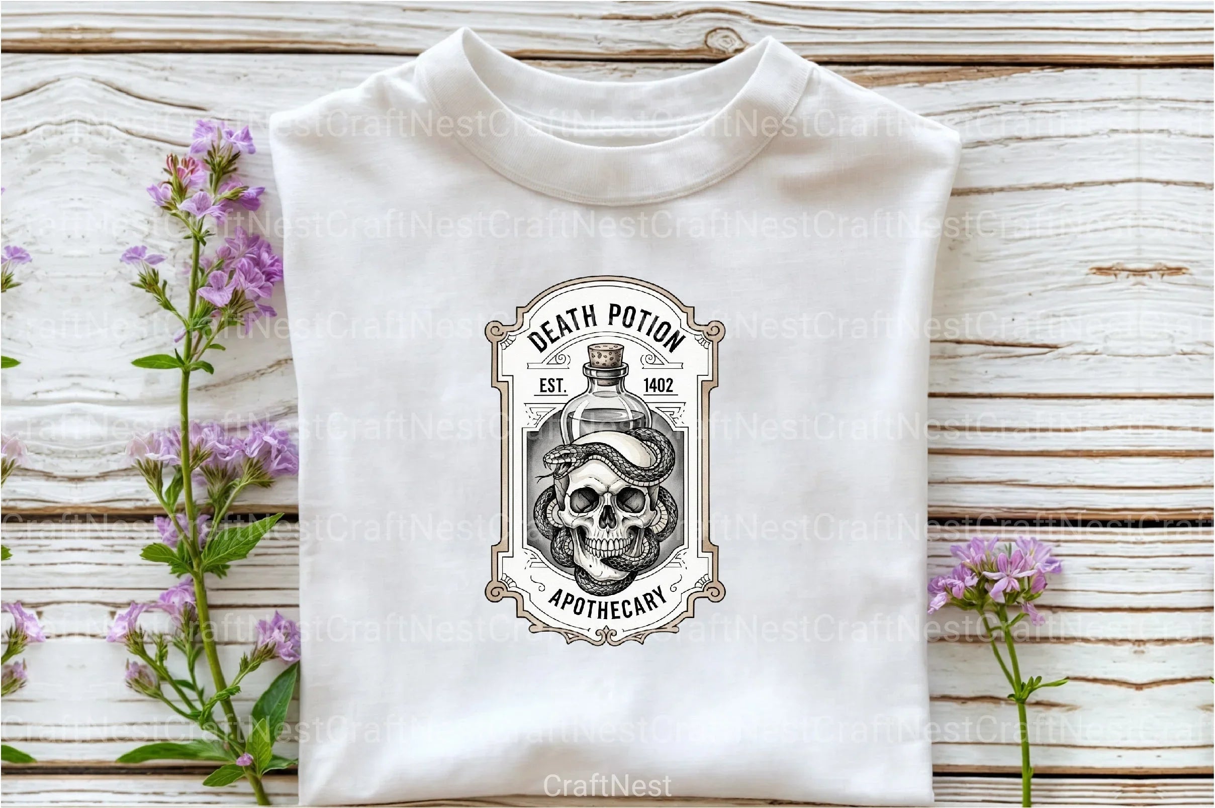 Vintage Halloween Potion Labels Clipart Bundle 4 - CraftNest - Digital Crafting and Art