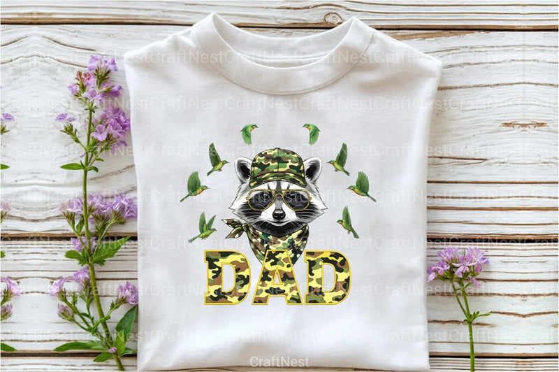 Camo Raccoon Woodland Clipart Bundle - CraftNest - Digital Crafting and Art