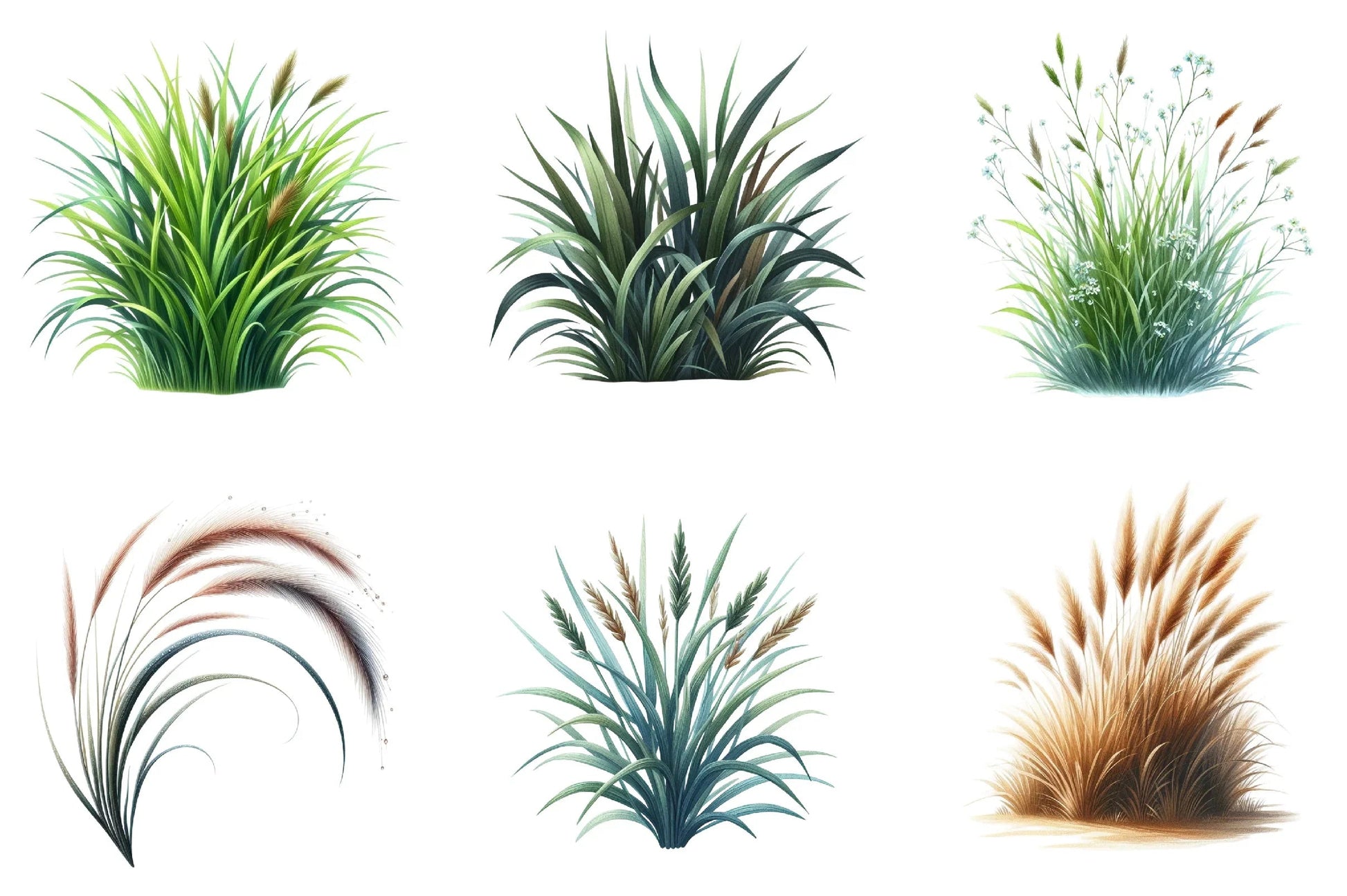 Grass Clipart Bundle - CraftNest - Digital Crafting and Art