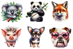 Grumpy Animals Clipart Bundle - CraftNest - Digital Crafting and Art