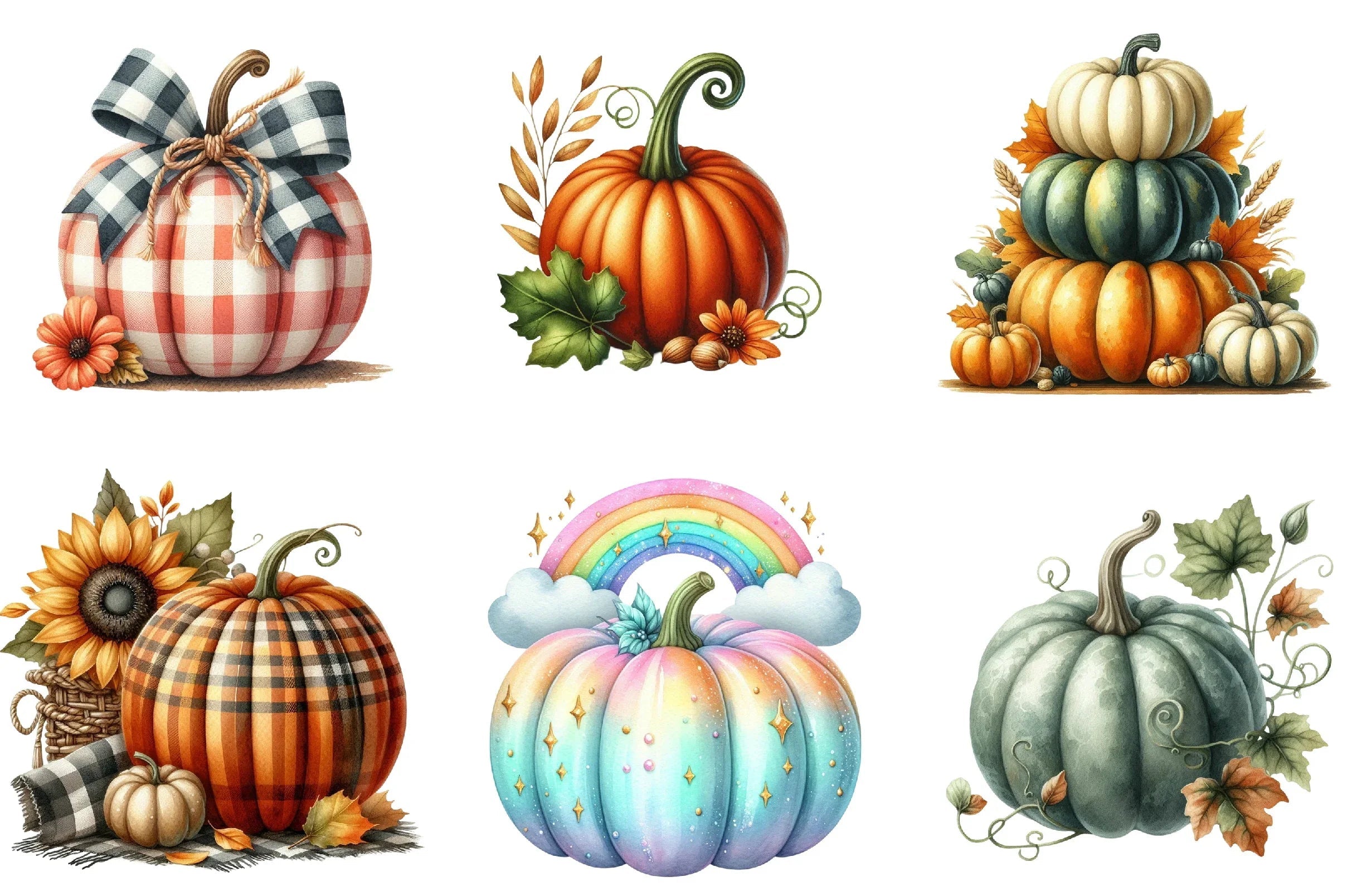 Pumpkin Halloween Clipart Bundle - CraftNest - Digital Crafting and Art