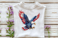 American Patriotic Eagle 4th of July Clipart Bundle - CraftNest - Digital Crafting and Art