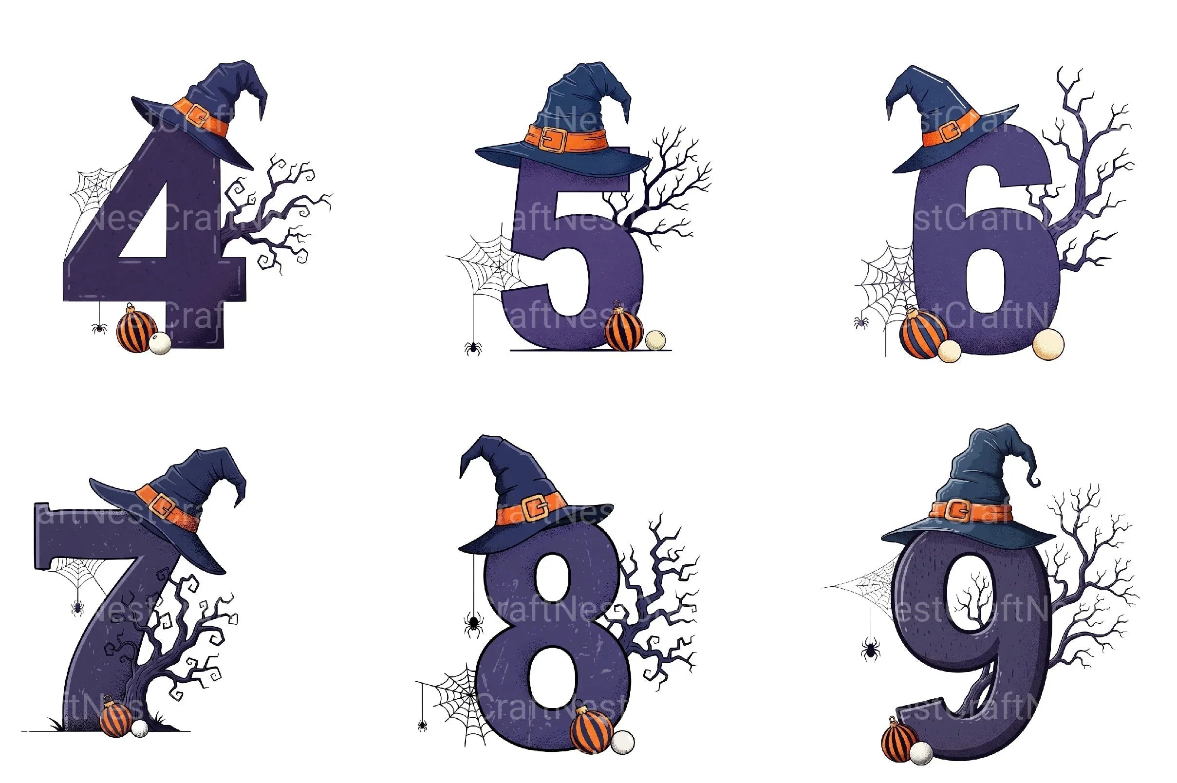 Halloween Alphabet Clipart Bundle 18 - CraftNest - Digital Crafting and Art