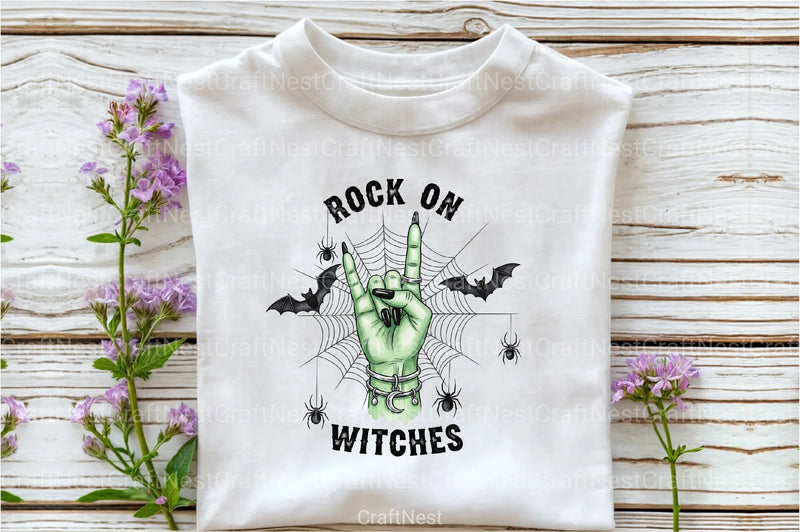 Rock On Witches Clipart Bundle - CraftNest - Digital Crafting and Art