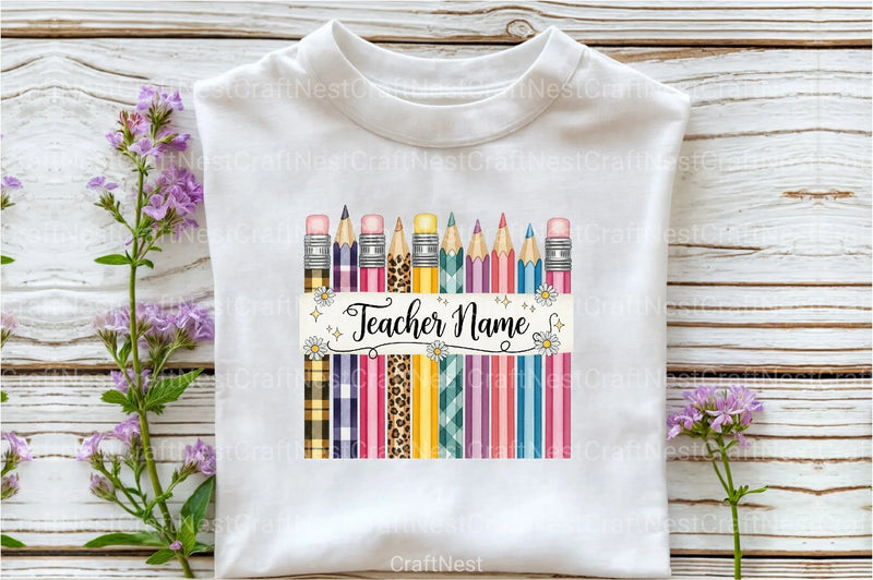 Custom Teacher Name Clipart Bundle - CraftNest - Digital Crafting and Art