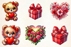 Valentine's Day Clipart Bundle - CraftNest - Digital Crafting and Art