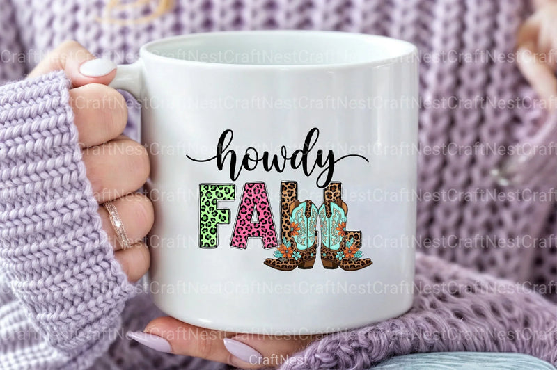 Howdy Fall Boot Art Clipart Bundle - CraftNest - Digital Crafting and Art