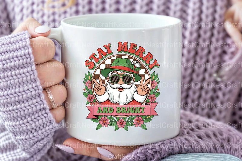 Stay Merry and Bright Clipart Bundle - CraftNest - Digital Crafting and Art