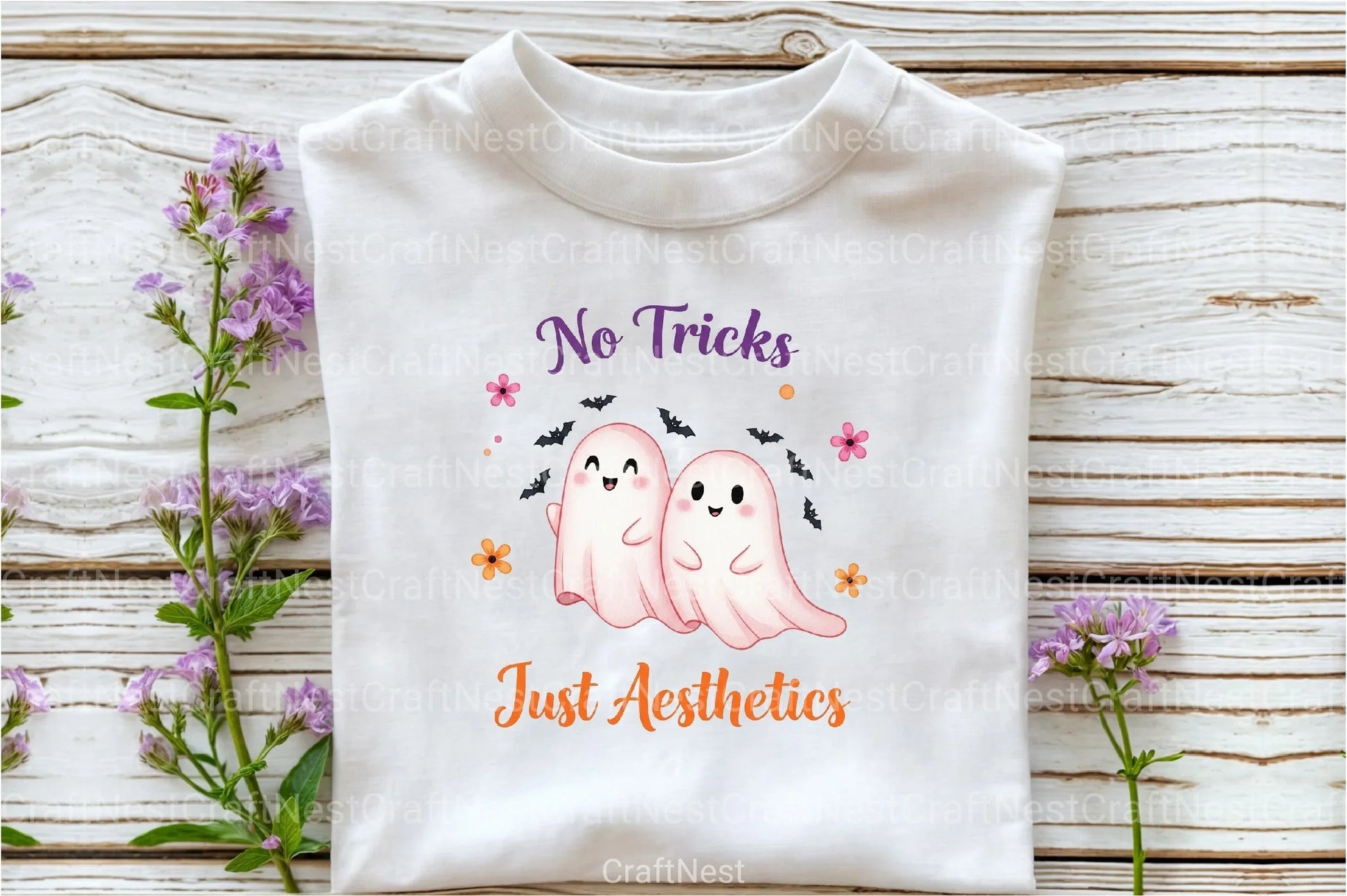 Retro Groovy Halloween Clipart Bundle - CraftNest - Digital Crafting and Art