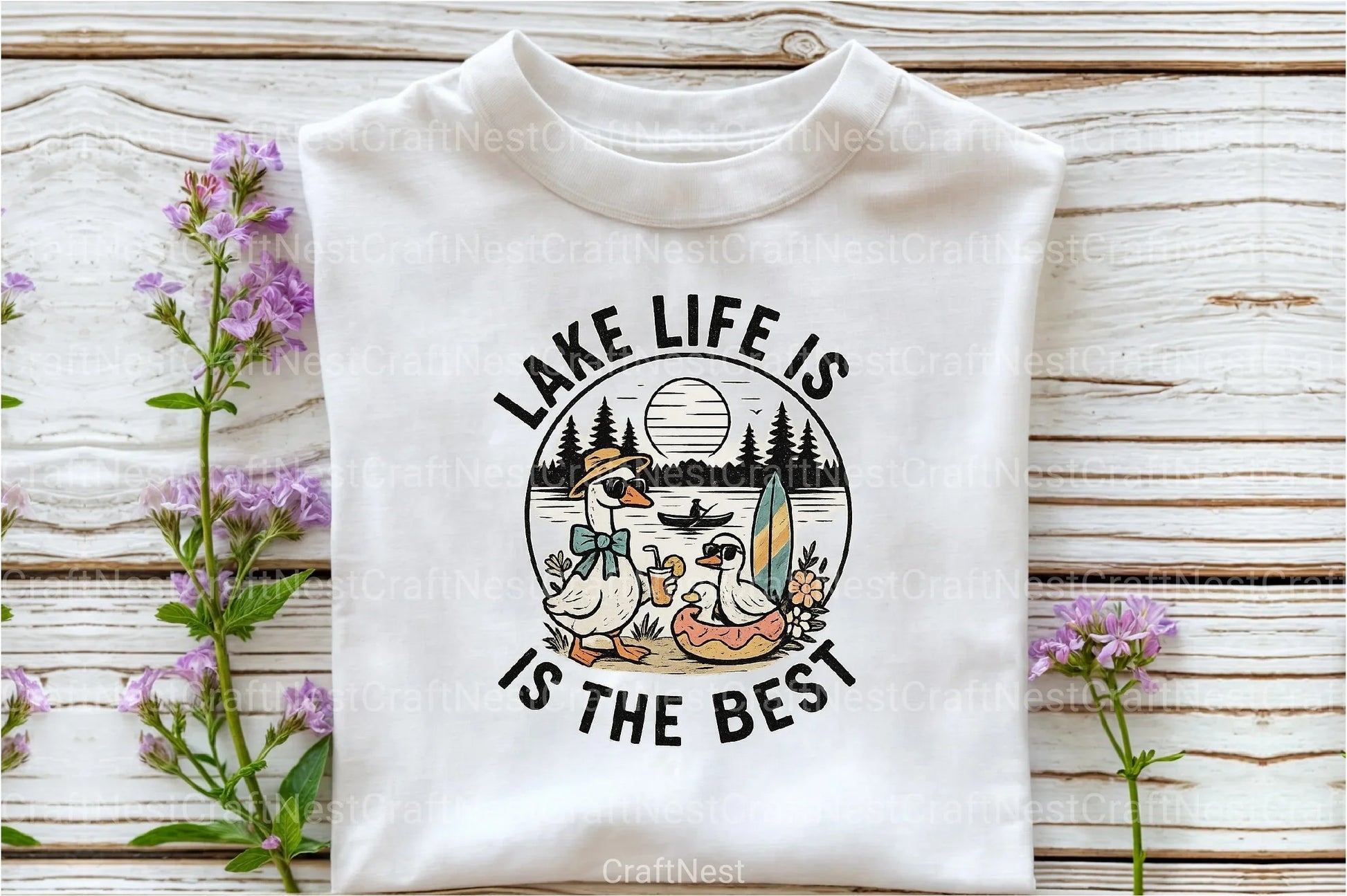 Summer Lake Life Clipart Bundle 2 - CraftNest - Digital Crafting and Art