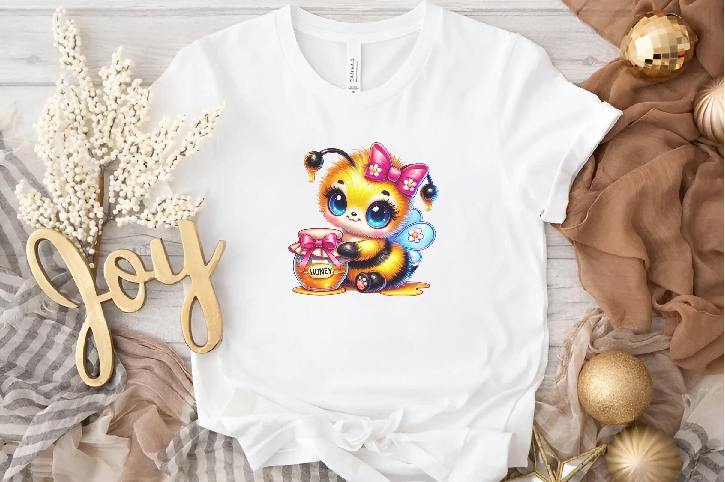 Cute Honey Bee Clipart Bundle - CraftNest - Digital Crafting and Art
