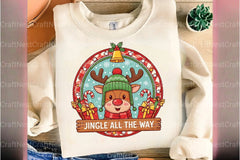Christmas Reindeer Sign Clipart Bundle - CraftNest - Digital Crafting and Art