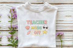 Teacher Summer Mode Off Clipart Bundle - CraftNest - Digital Crafting and Art