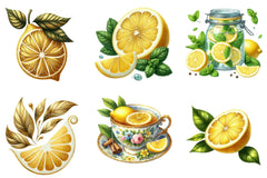 Lemon Clipart Bundle Collection - CraftNest - Digital Crafting and Art