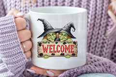 Witches Welcome Illustration Art Clipart Bundle - CraftNest - Digital Crafting and Art