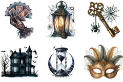 Vintage Halloween Clipart Bundle - CraftNest - Digital Crafting and Art