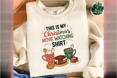 Christmas Movie Watching Shirt Clipart Bundle - CraftNest - Digital Crafting and Art