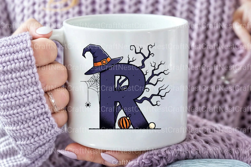 Halloween Alphabet Clipart Bundle 49 - CraftNest - Digital Crafting and Art