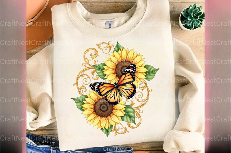 Butterfly Iron-On Transfers Clipart Bundle - CraftNest - Digital Crafting and Art