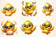 Funny Birds Clipart Bundle - CraftNest - Digital Crafting and Art