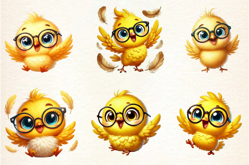 Funny Birds Clipart Bundle - CraftNest - Digital Crafting and Art