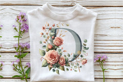 Floral Alphabet Clipart Bundle 24 - CraftNest - Digital Crafting and Art