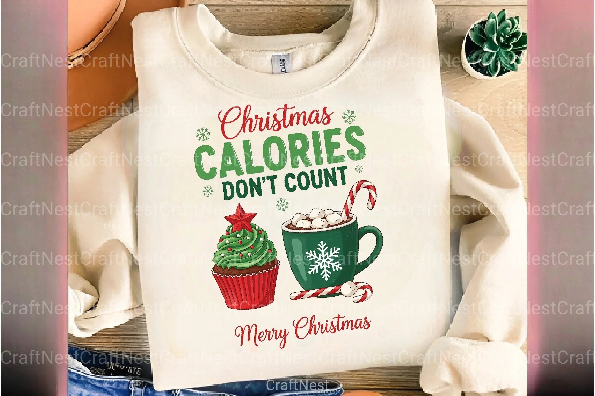 Christmas Calories Don't Count Clipart Bundle - CraftNest - Digital Crafting and Art