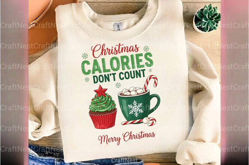 Christmas Calories Don't Count Clipart Bundle - CraftNest - Digital Crafting and Art