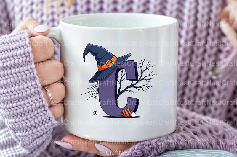 Halloween Alphabet Clipart Bundle 8 - CraftNest - Digital Crafting and Art