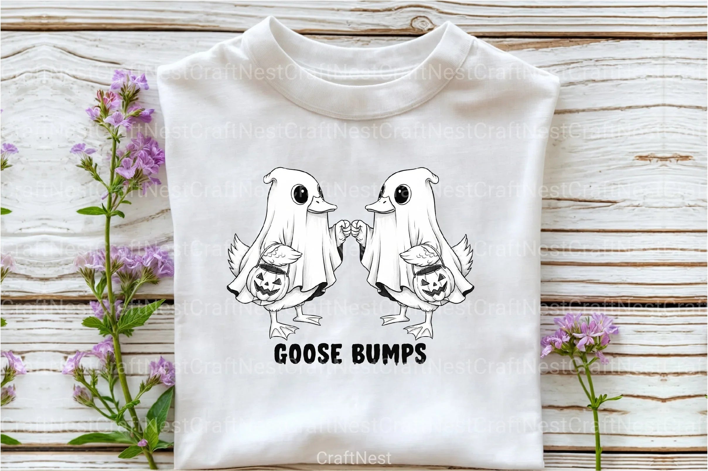 Funny Halloween Ghost Goosebumps Clipart Bundle - CraftNest - Digital Crafting and Art