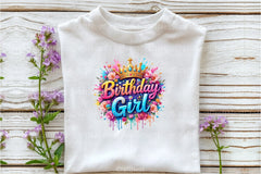 Birthday Girl Floral Clipart Bundle 99 - CraftNest - Digital Crafting and Art