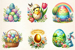 Easter Egg Clipart Bundle - CraftNest - Digital Crafting and Art