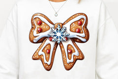 Gingerbread Bow Clipart Bundle - CraftNest - Digital Crafting and Art