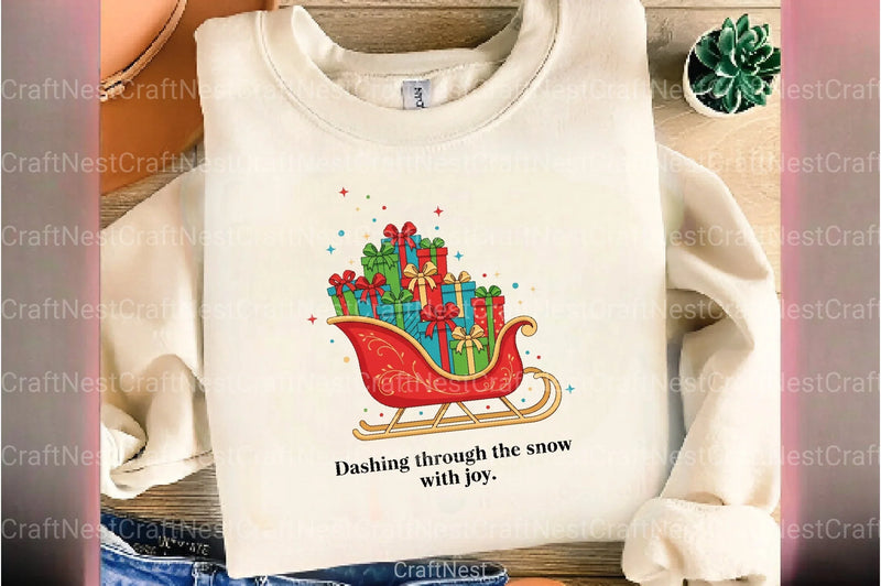 Cozy Christmas Joy: Xmas Clipart Bundle - CraftNest - Digital Crafting and Art