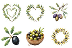 Olive Branch Clipart Bundle - CraftNest - Digital Crafting and Art