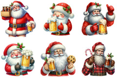 Christmas Santa Beer Mug Wrap Bundle - CraftNest - Digital Crafting and Art