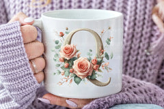 Floral Alphabet Clipart Bundle 88 - CraftNest - Digital Crafting and Art