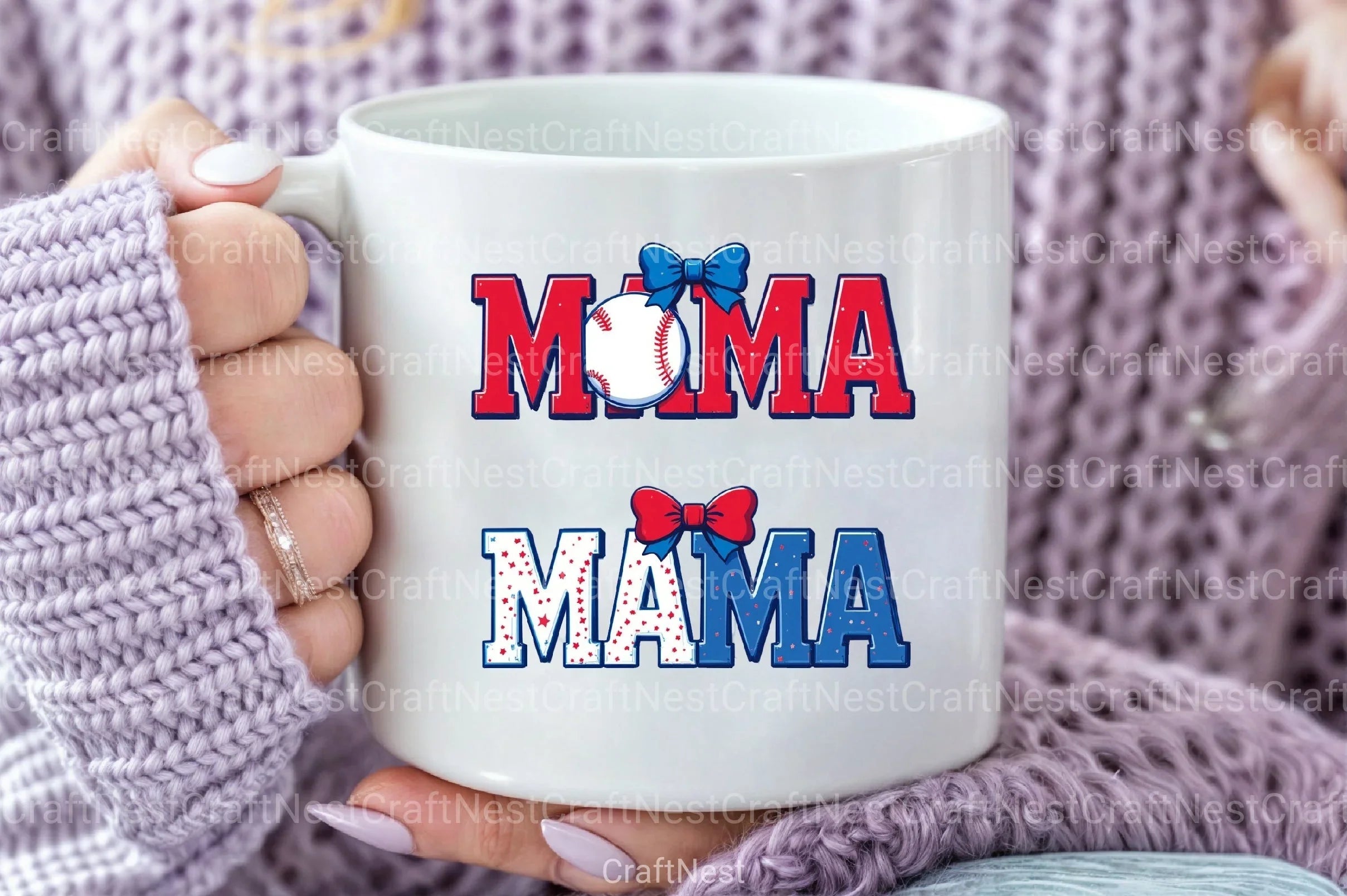 Baseball Mama Coquette Bow Clipart Bundle 2 - CraftNest - Digital Crafting and Art