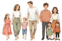 Family Clipart Bundle Collection - CraftNest - Digital Crafting and Art