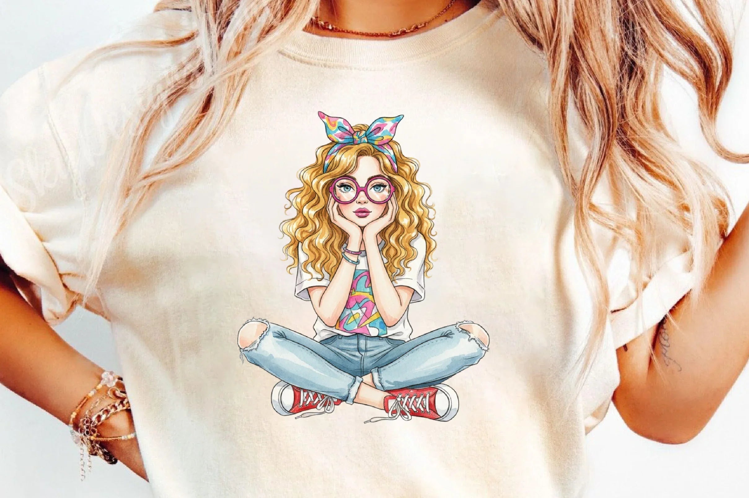 Quirky Cute Little Girl Clipart Bundle - CraftNest - Digital Crafting and Art
